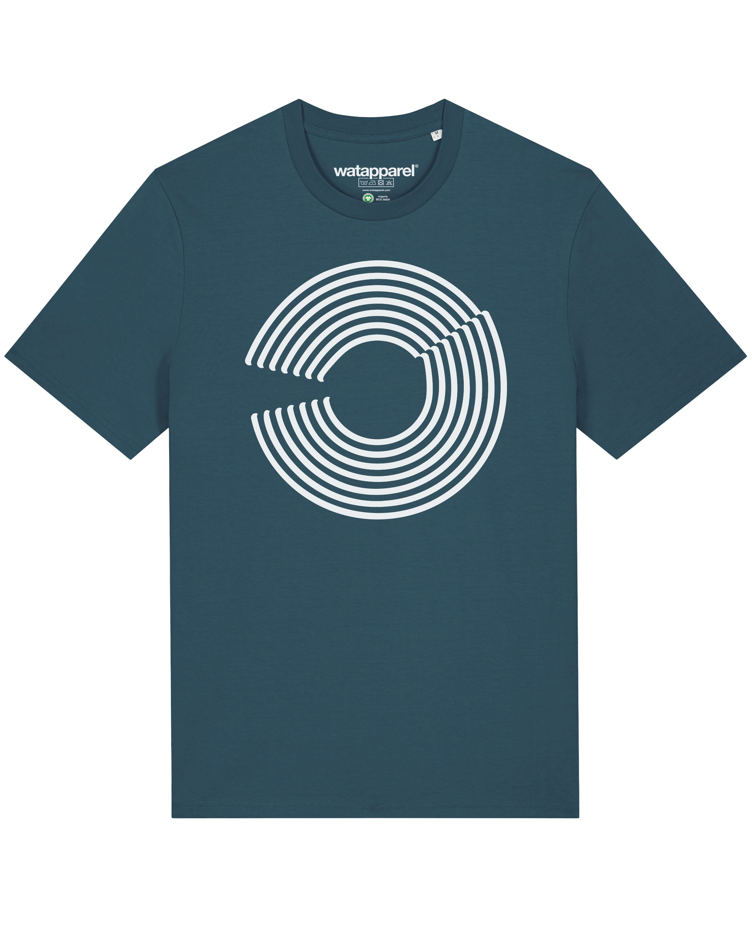 Watapparel T-Shirt 'Abstract 01' in Blau: Vorderseite