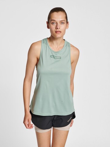 Hummel Sports Top in Blue: front