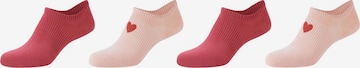 s.Oliver Ankle Socks in Pink: front