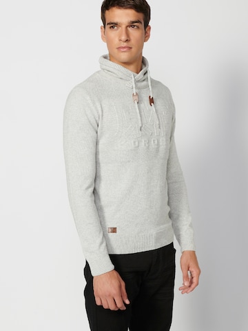 KOROSHI - Pullover 'Punto' em cinzento