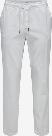 Pantaloni chino 'ONSLinus' di Only & Sons in grigio: frontale