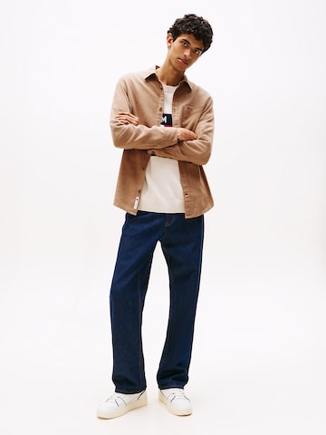Tommy Jeans Regular Fit Hemd in Beige