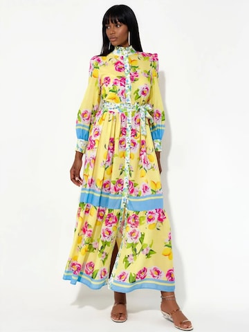MSN Collection Blousejurk in Geel: voorkant