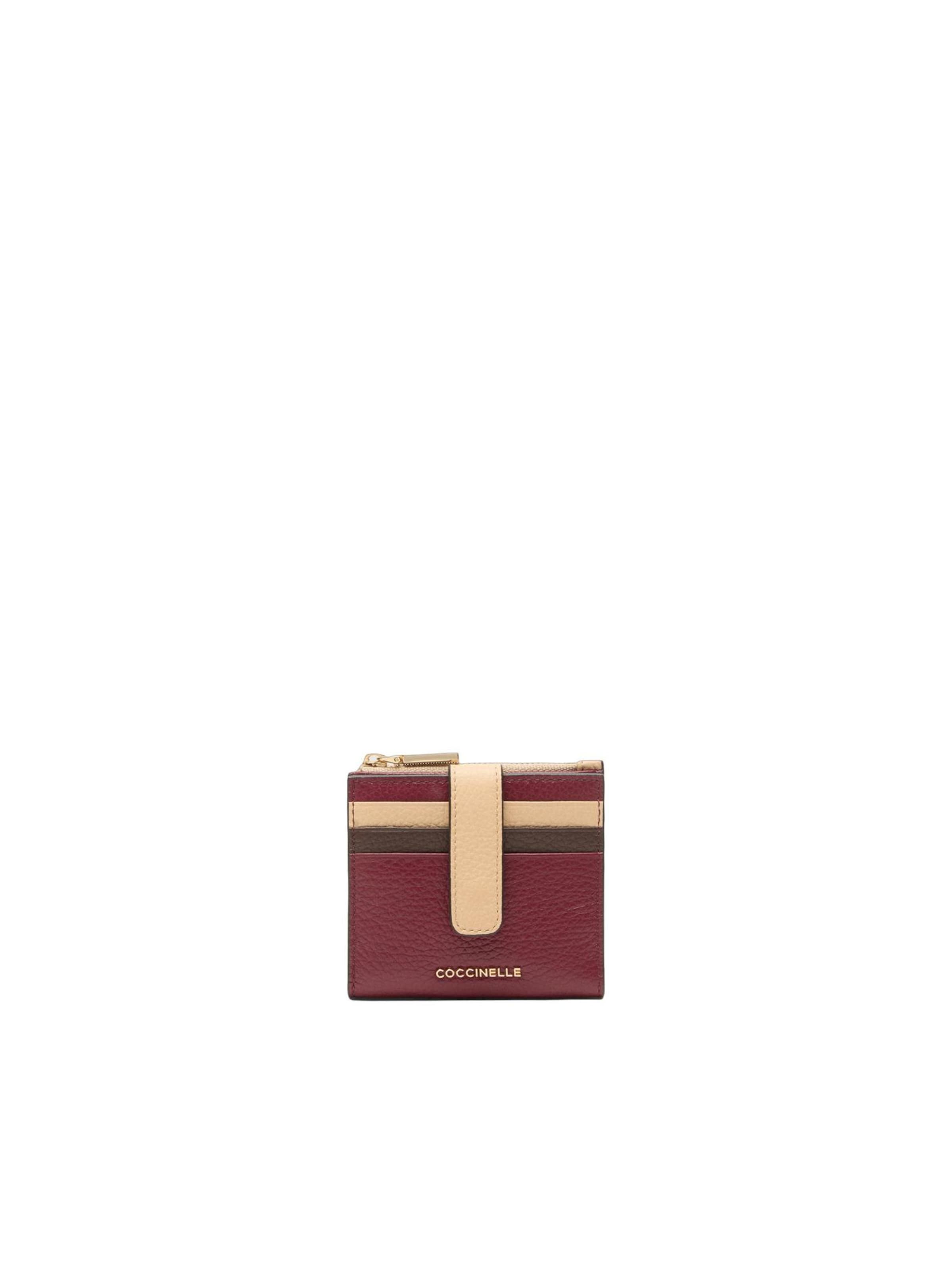 Coccinelle Wallet 'COCCINELLE METALLIC 6' in Pink: front