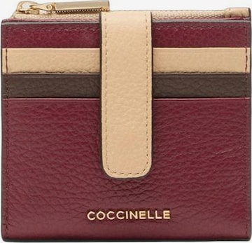 Portamonete 'COCCINELLE METALLIC 6' di Coccinelle in rosa: frontale