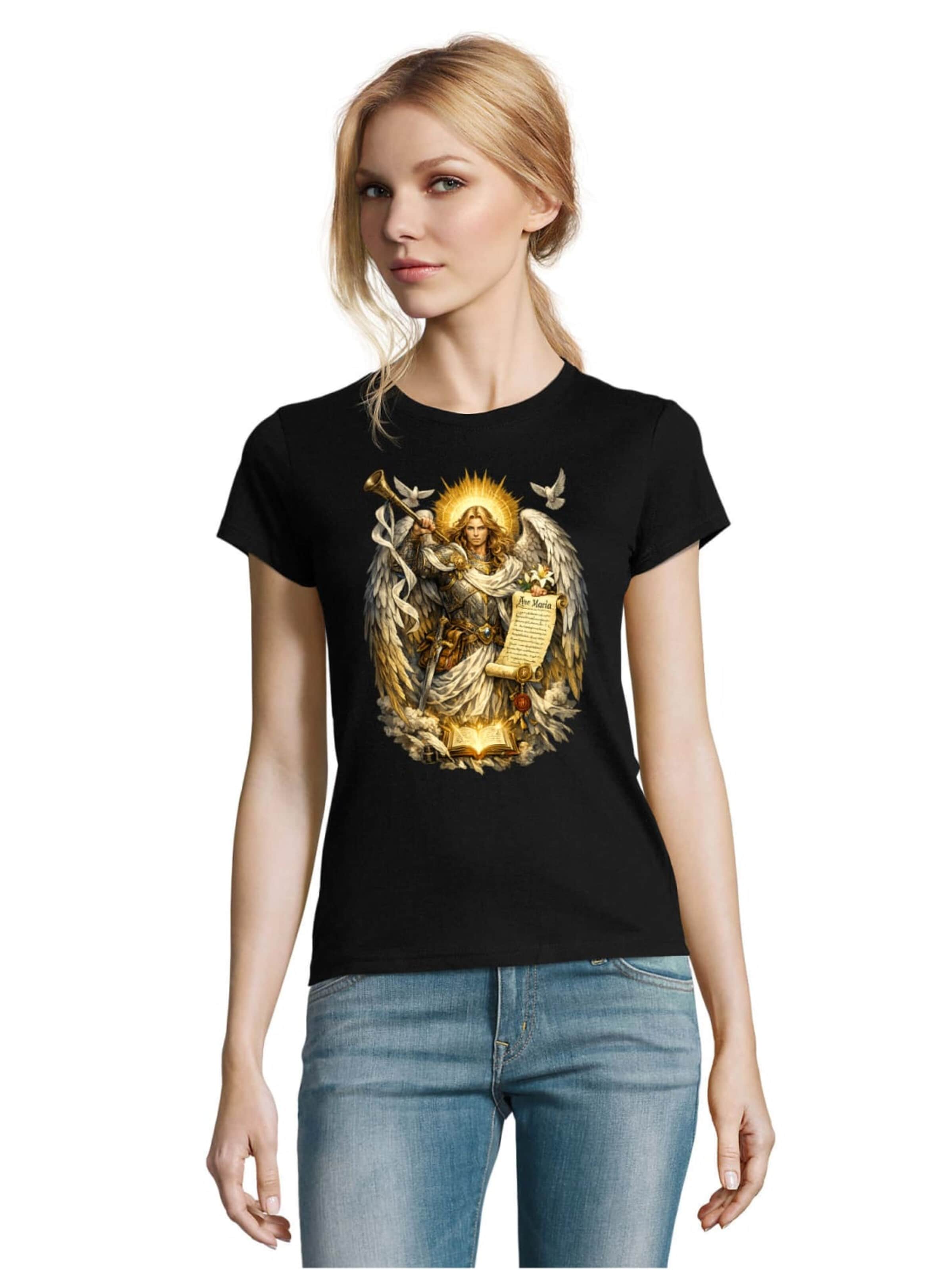 Blondie & Brownie Shirt‌‌‌‌ in Schwarz: Vorderseite