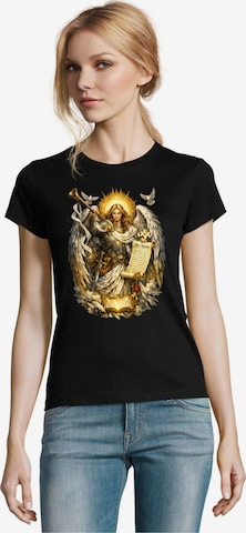 Blondie & Brownie Shirt in Schwarz: Vorderseite