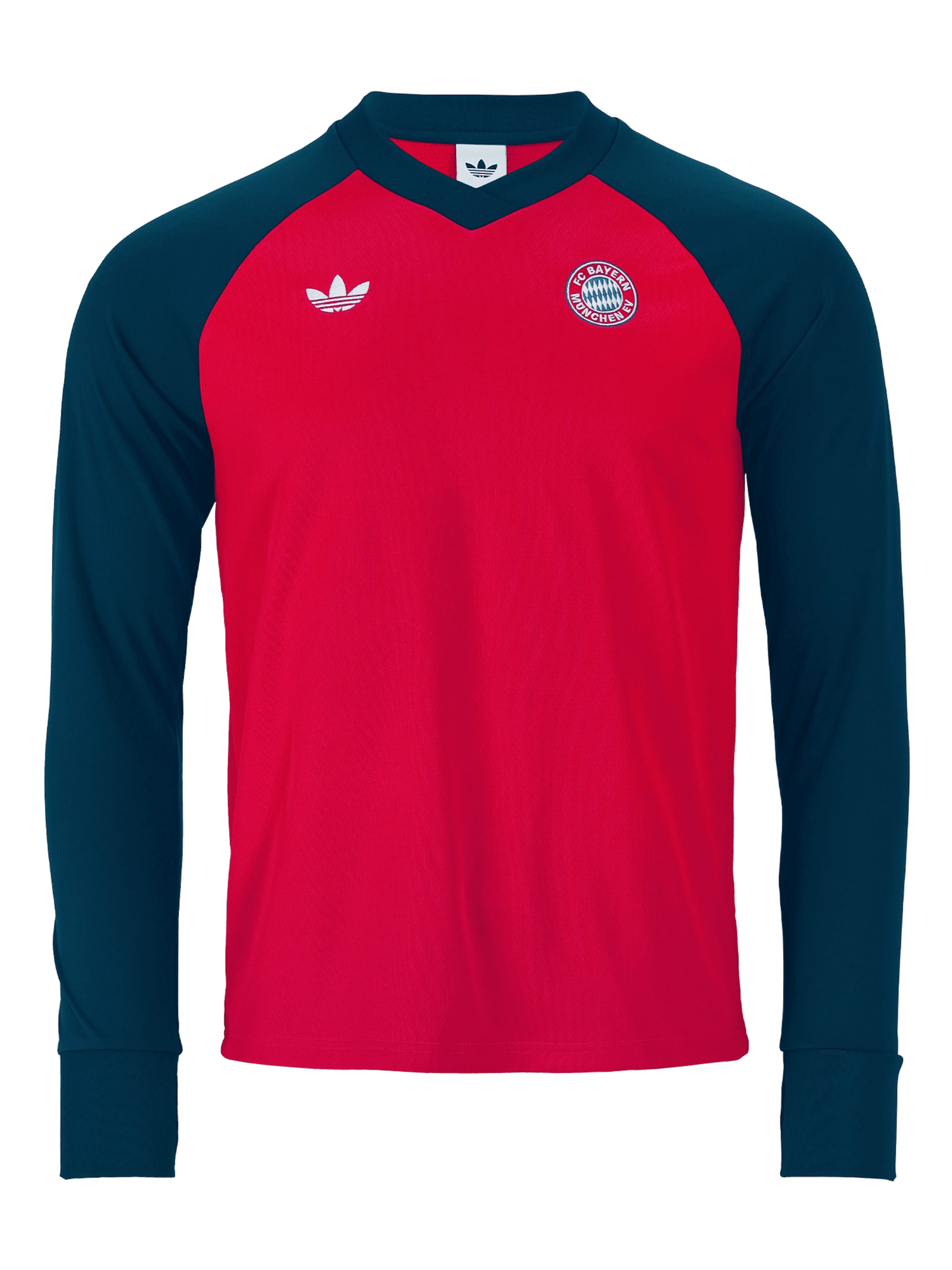 ADIDAS ORIGINALS Pre-Match Warmtop FC Bayern  Away 26-27 in XS in blau / weiß, Produktansicht