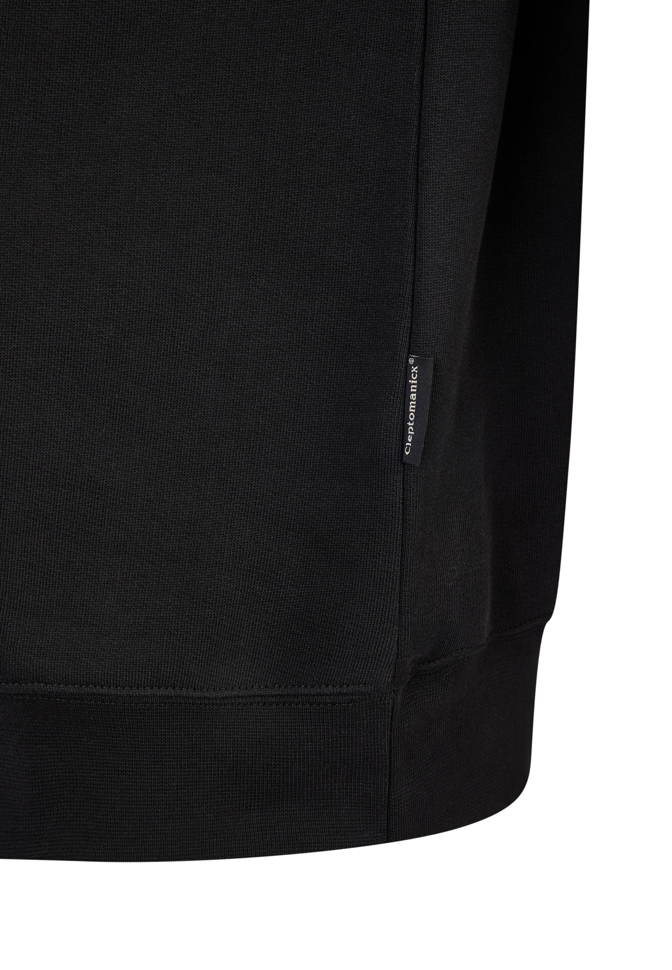 Cleptomanicx Sweatshirt 'Crewneck Ligull Classic' in Schwarz