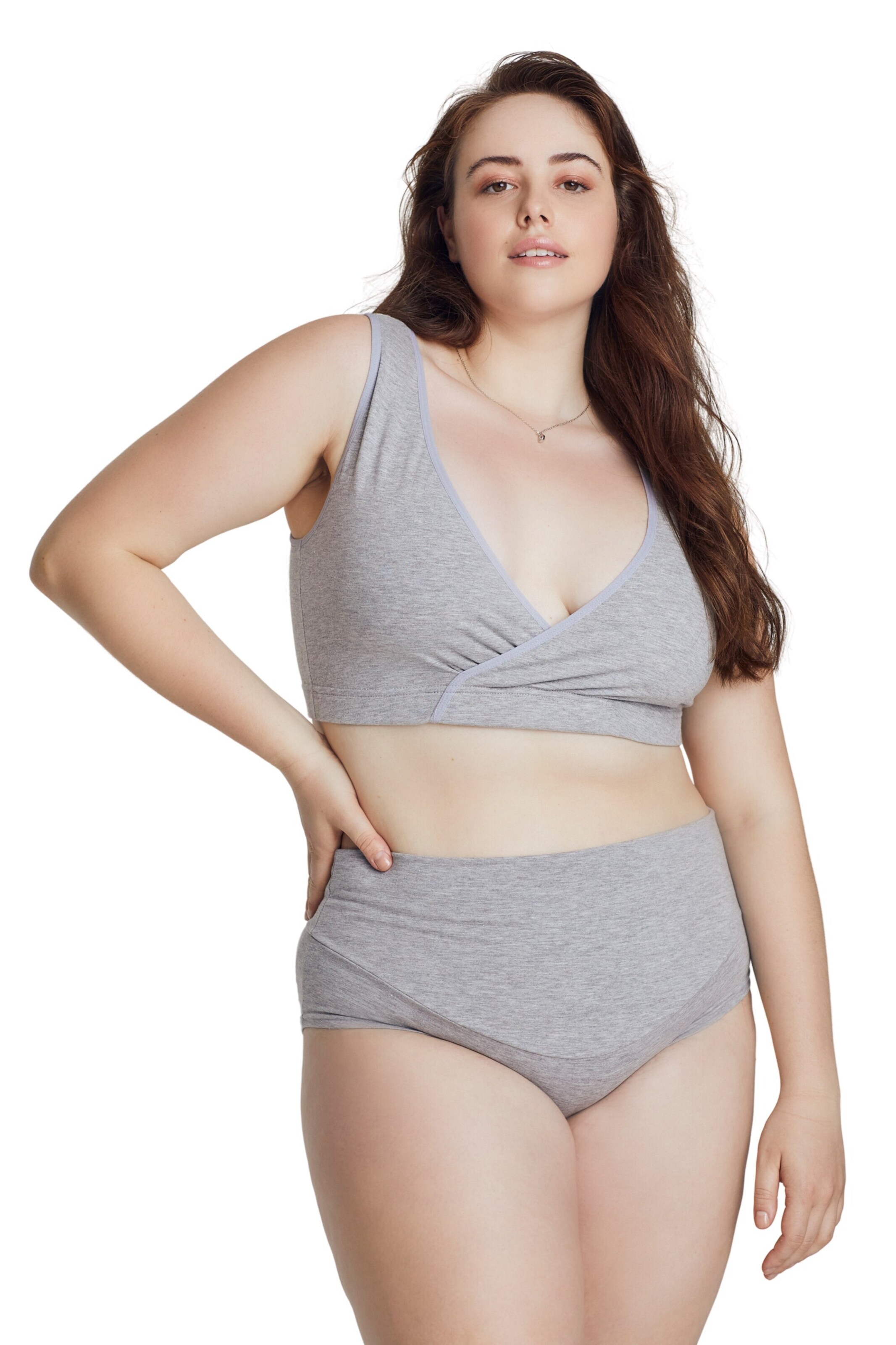 Ulla Popken Slip in Grey: front