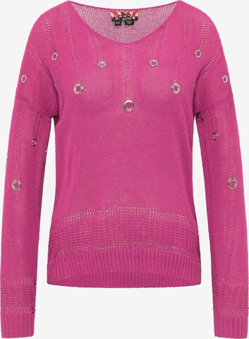 Pull-over myMo ROCKS en rose : devant