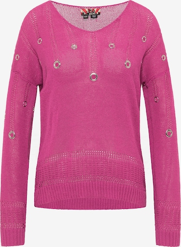 Pull-over myMo ROCKS en rose : devant