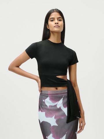 LeGer by Lena Gercke - Camiseta 'Leia' en negro: frente