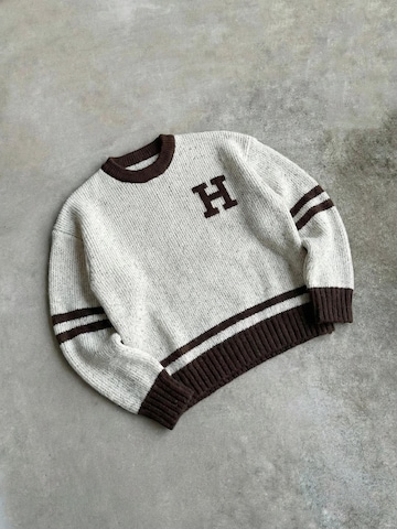 Kleidermafia Tröja 'Letter' i beige