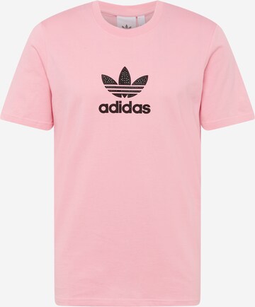 ADIDAS ORIGINALS T-Shirt 'Trefoil Series' in Pink: predná strana