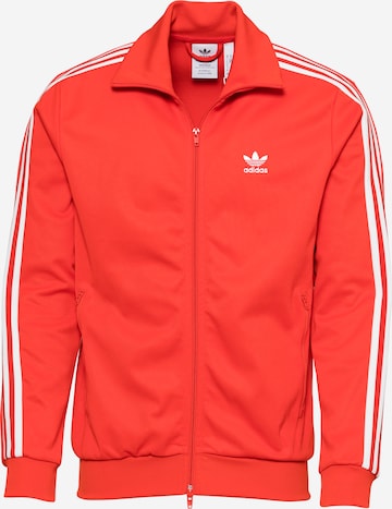 ADIDAS ORIGINALS Sweatvest 'Beckenbauer' in Rood: voorkant