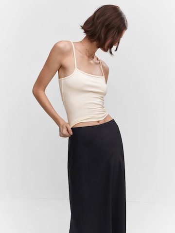 MANGO Top 'MATE' in Beige: predná strana