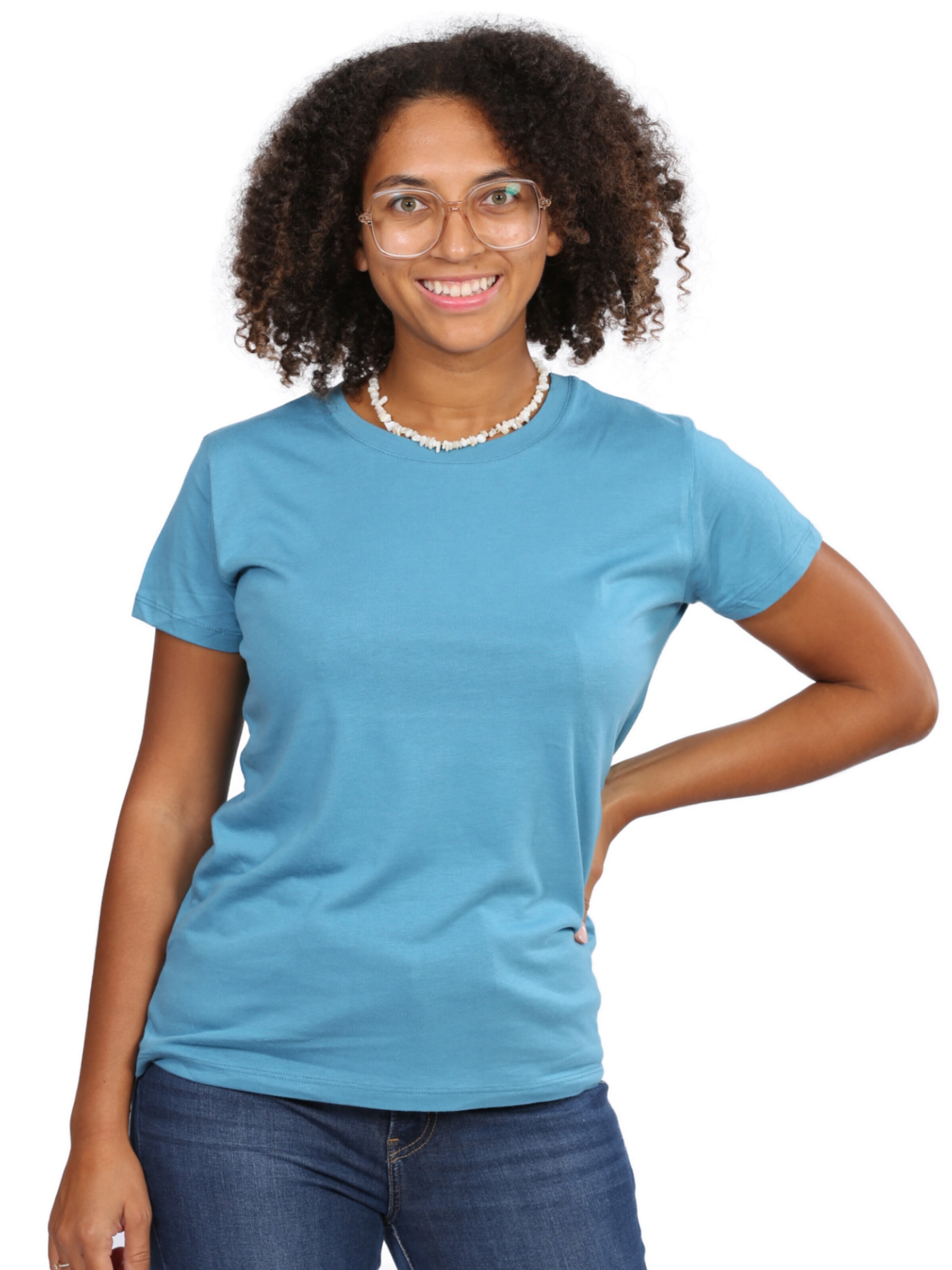 Life-Tree Shirt 'Fairwear Bambus' in Green