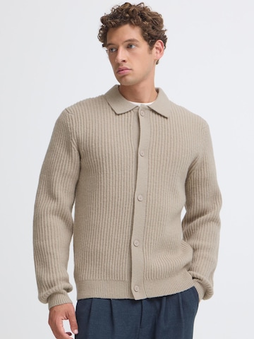 Casual Friday Strickjacke 'CFAlek Knit' in Beige: Vorderseite