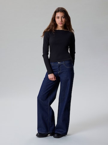 LMTD Wide Leg Jeans 'NLFBirm' in Blau