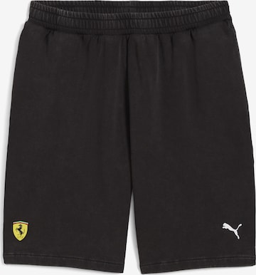 PUMA Regular Trousers 'Scuderia Ferrari' in Black: front