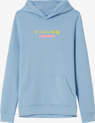 Bershka Sweatshirt in Blauw: voorkant