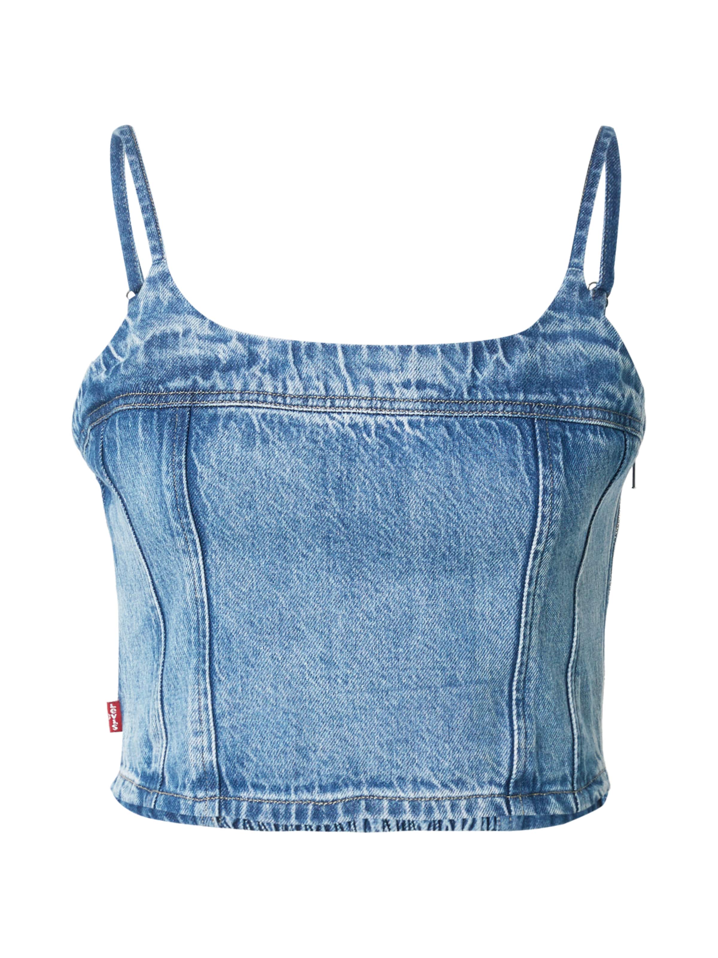 LEVI'S ® Top 'Jadine Denim Cami Tank Top' - kék: elől
