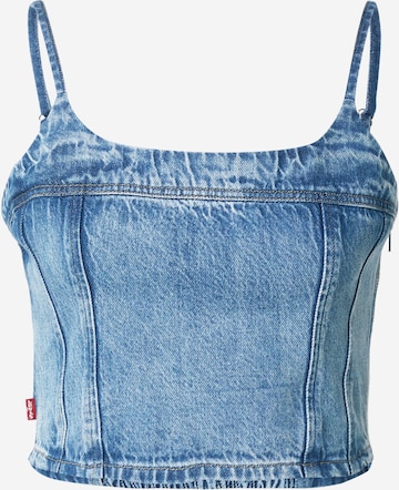 mėlyna LEVI'S ® Palaidinė be rankovių 'Jadine Denim Cami Tank Top': priekis