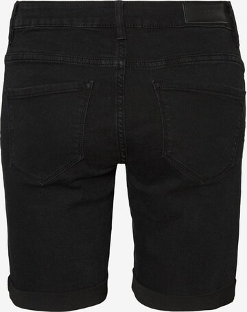 VERO MODA Slimfit Jeans 'Hot Seven' i svart