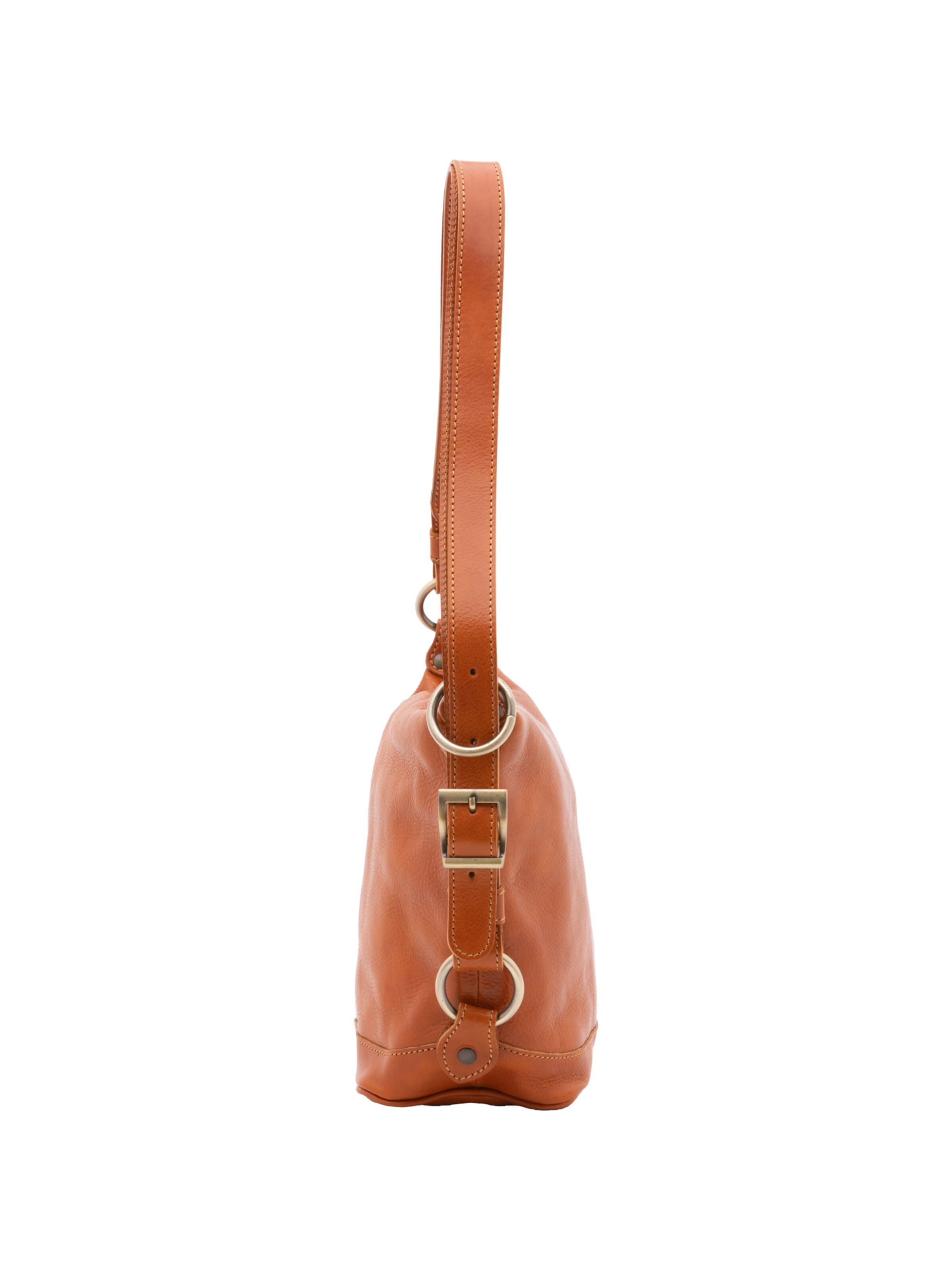 Borsa a mano 'Borsa a Secchiello Donna Vera Pelle - Tracolla Regolabile' di I Fratelli in beige