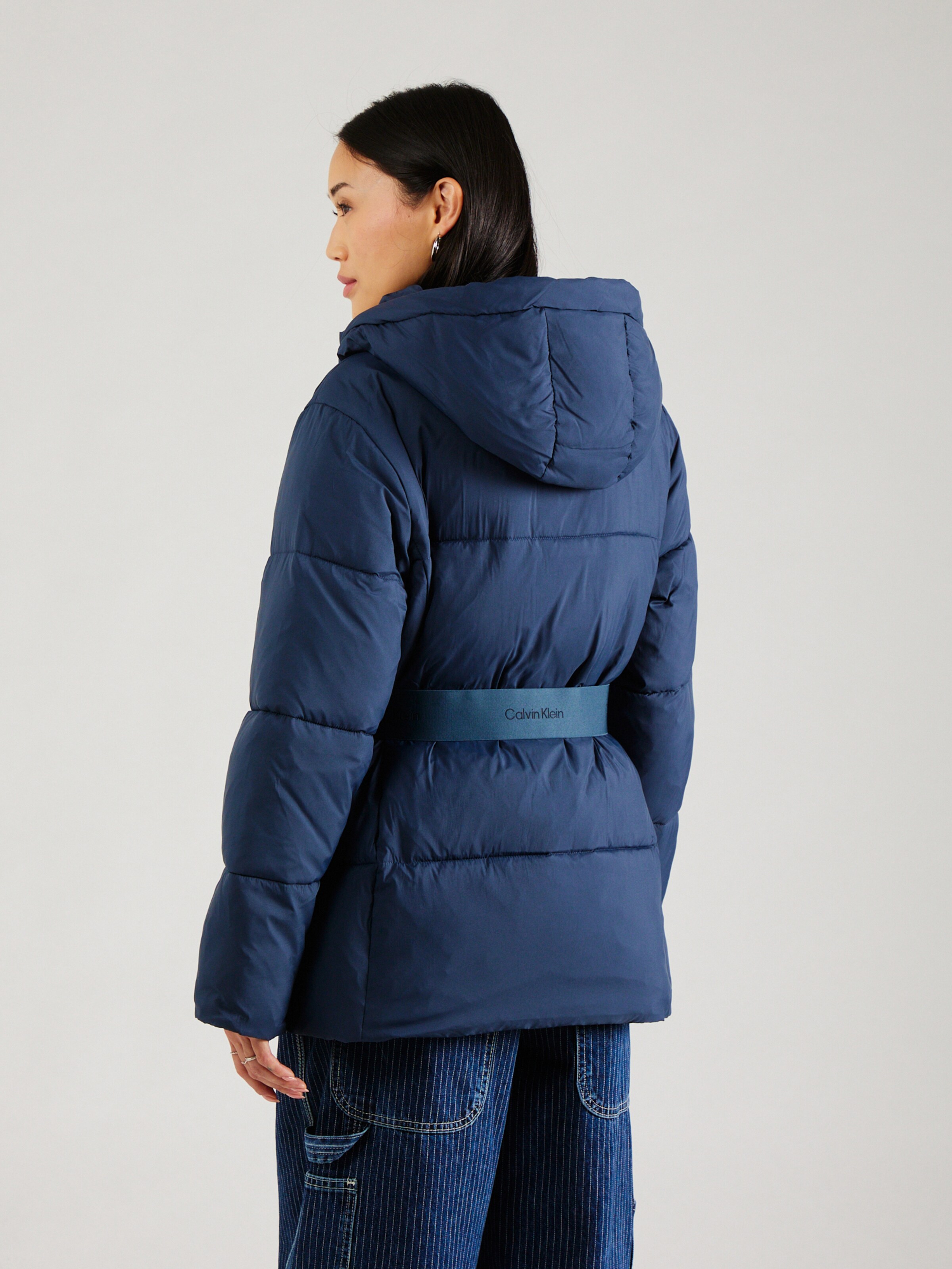 Calvin klein aubergine jacket deals