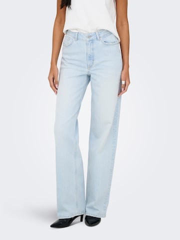 Wide leg Jeans 'ONLJuicy' de la ONLY pe albastru: față