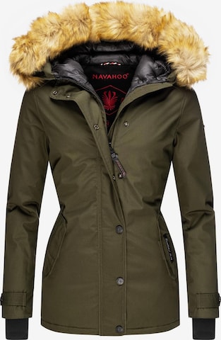 NAVAHOO Winter Jacket 'Laura' in Green: front