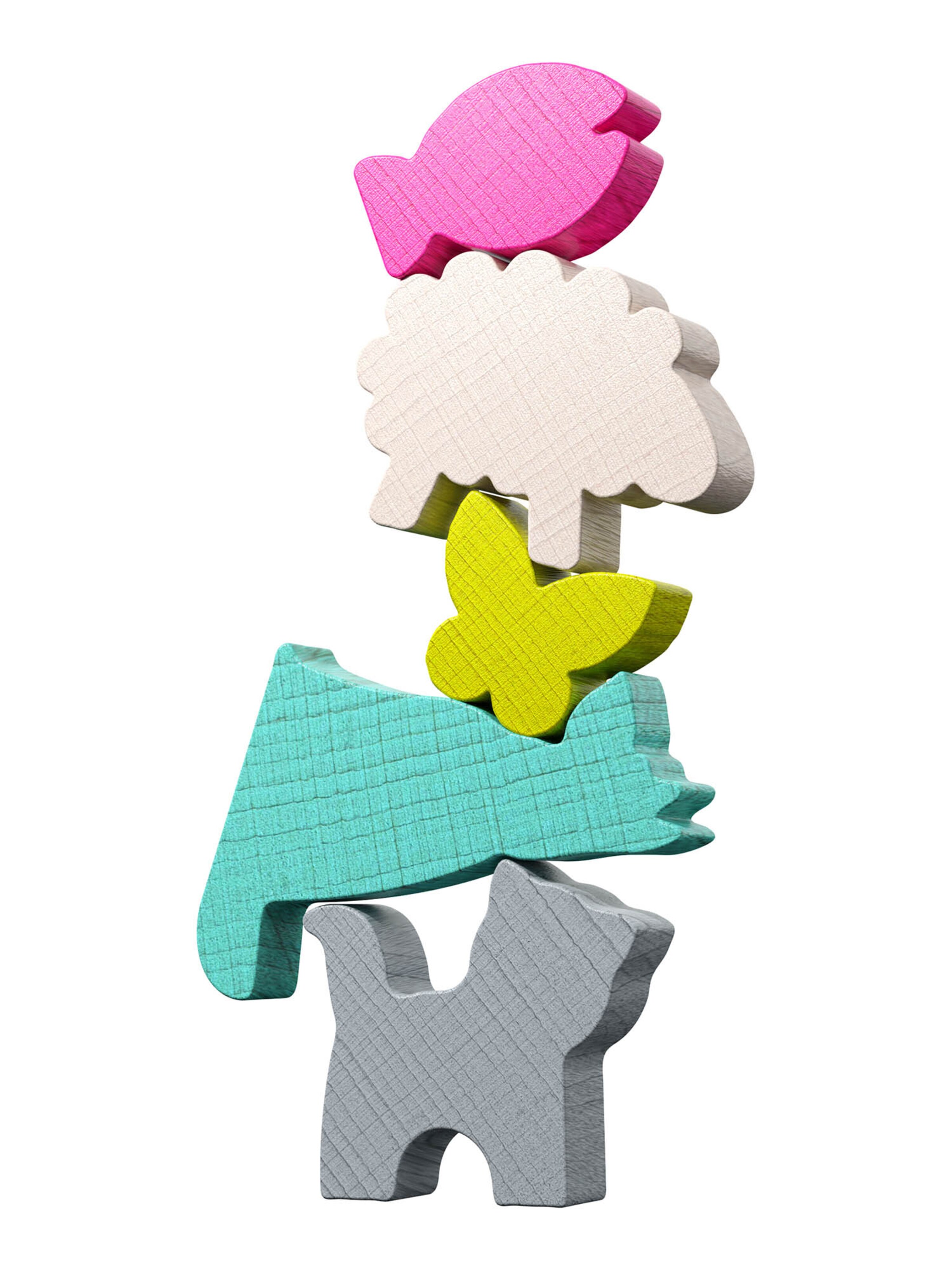 HABA Stapelspielzeug ' HABA Stacking Challenge x3 ' in Mischfarben