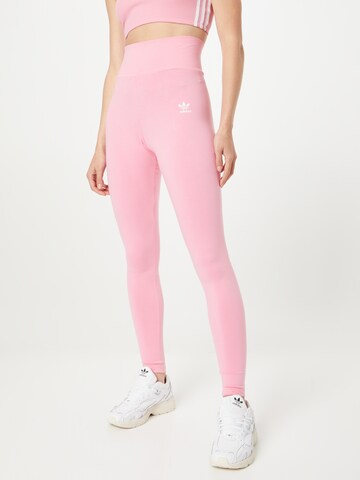 ADIDAS ORIGINALS Skinny Leggings 'Adicolor Essentials' in Pink: predná strana