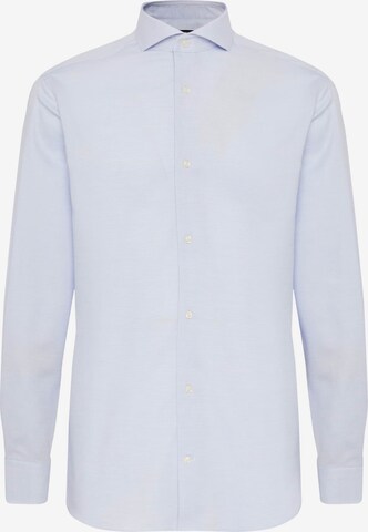 Chemise Boggi Milano en bleu : devant