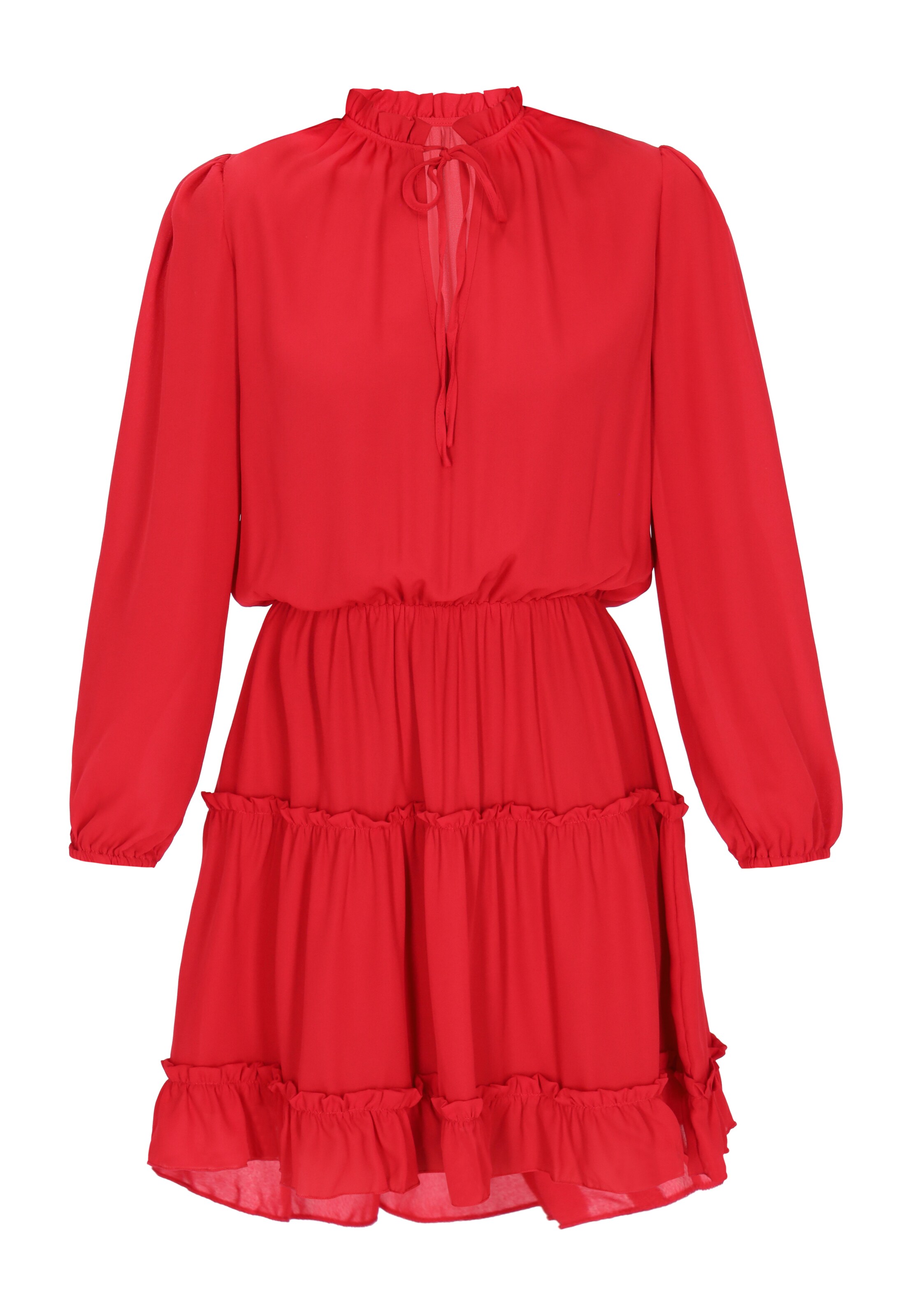 faina Jurk in Rood: voorkant