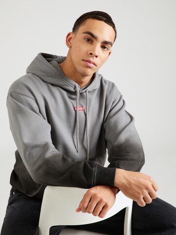 LEVI'S ® Sweatshirt 'Relaxed Baby Tab Hoodie' in Grau