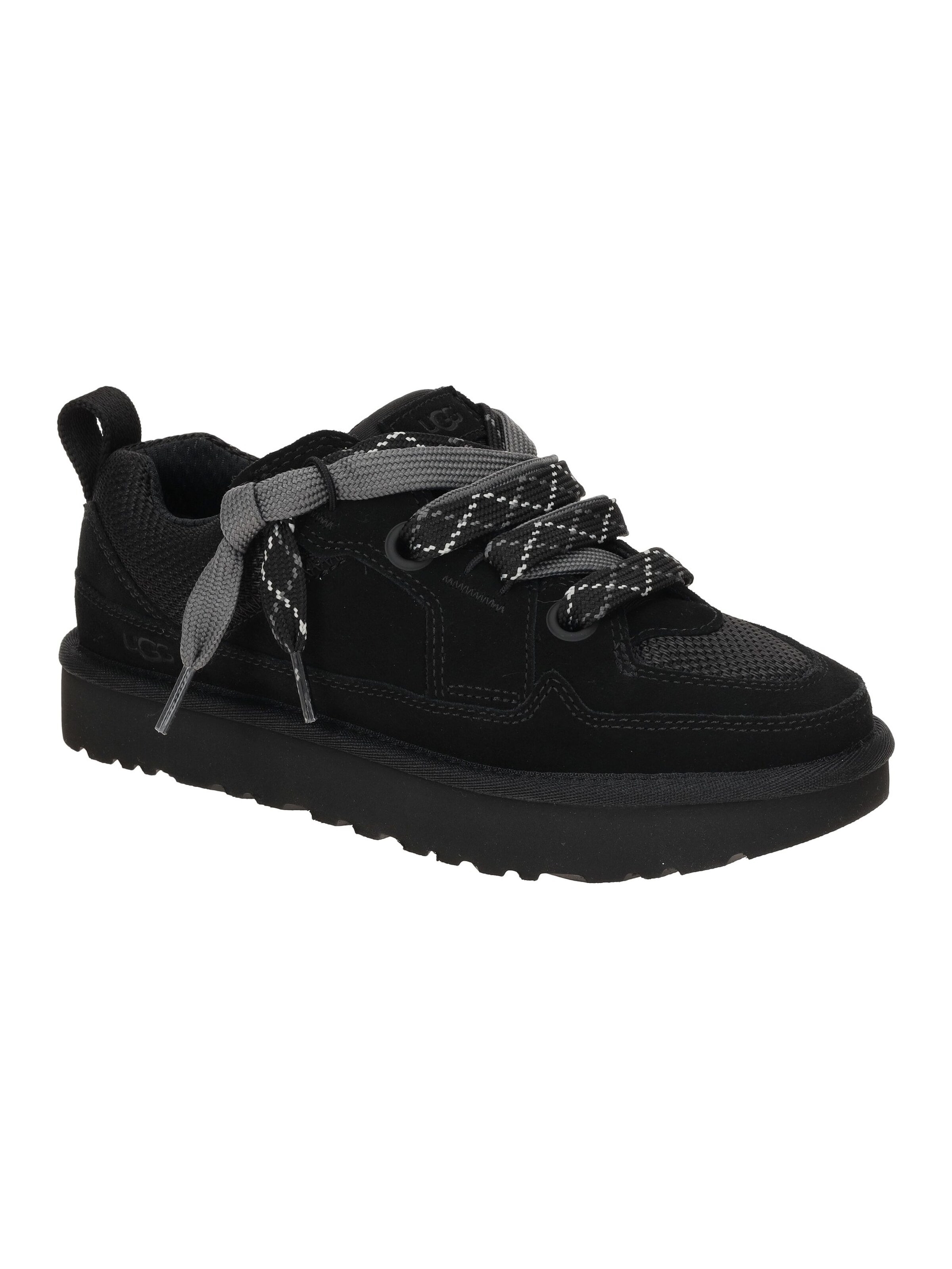 UGG Lace-Up Shoes 'UGG Lo Lowmel Schuhe schwarz Damen 1168890' in Black: front