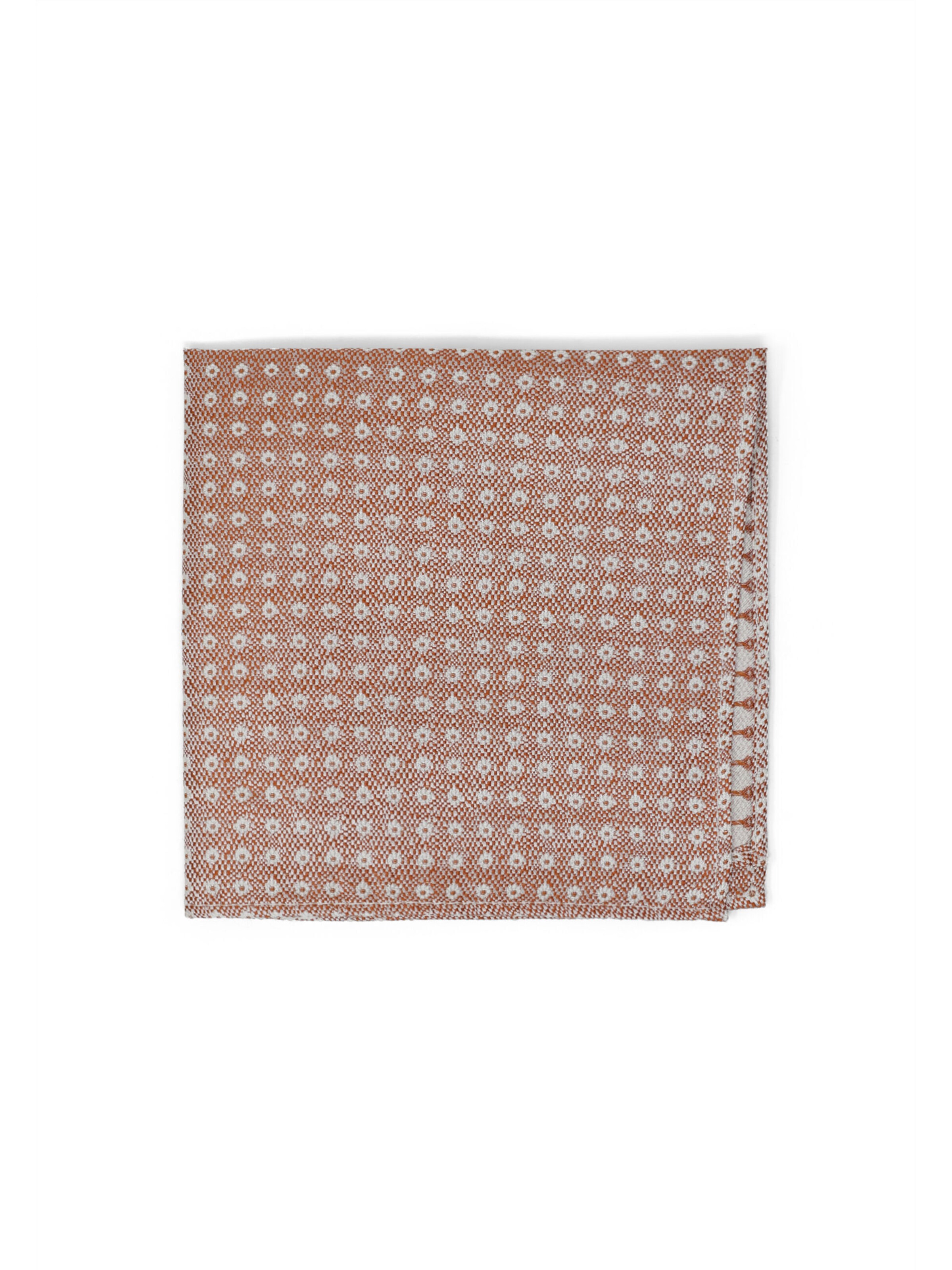 Real Guys Pocket Square in Brown: front