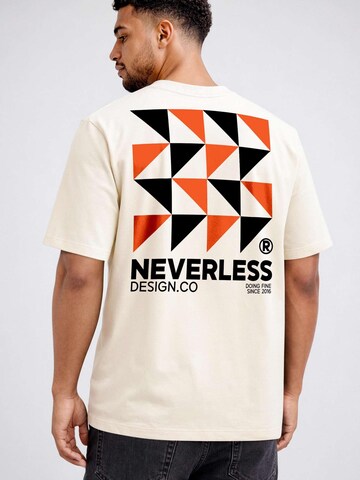 Neverless Shirt 'Modern Art' in Beige