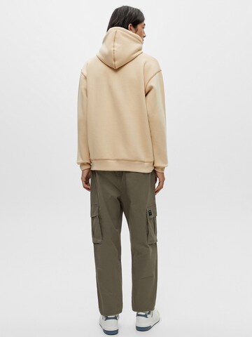 Pull&Bear Tapered Cargo nadrágok - zöld