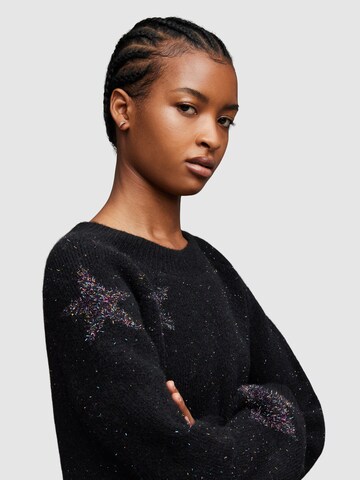 AllSaints Sweter 'STAR TINSEL' w kolorze czarny