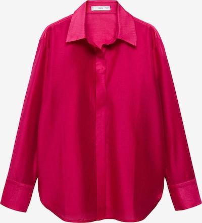 Bluză 'MALVA' MANGO pe roșu rodie, Vizualizare produs