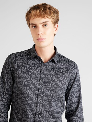 ARMANI EXCHANGE - Ajuste regular Camisa en negro