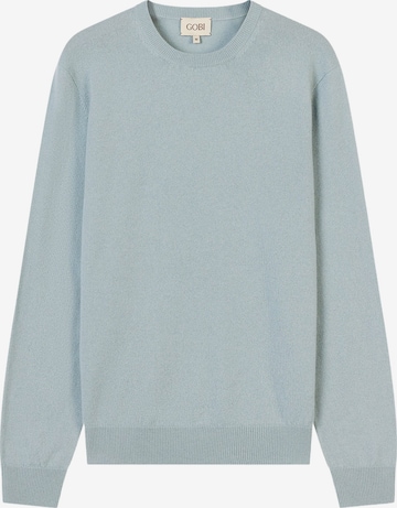 Pull-over 'Men's Essential Crewneck Cashmere Sweater' GOBI Cashmere en bleu : devant