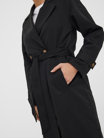 VERO MODA Ανοιξιάτικο και φθινοπωρινό παλτό 'LOU' σε μαύρο