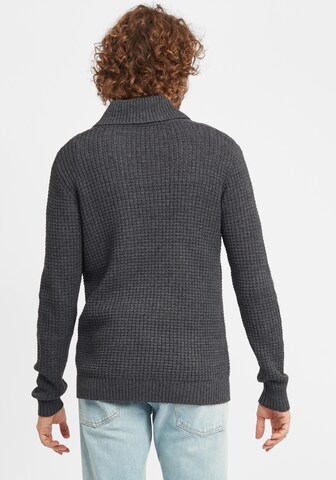 !Solid Strickpullover 'Mapari' in Grau