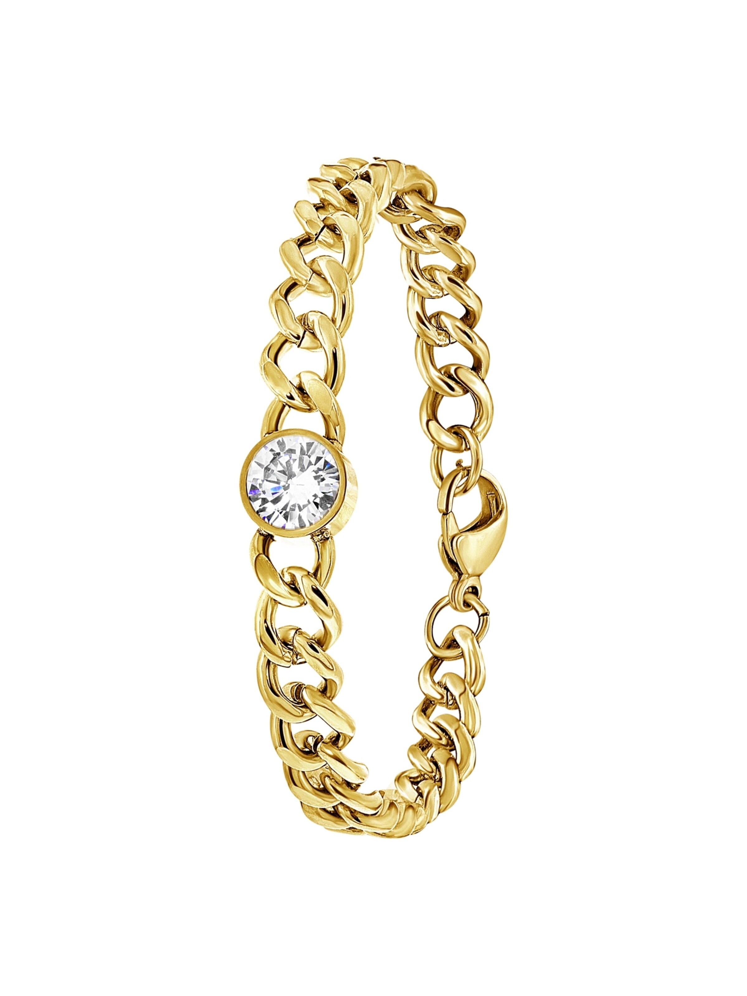 Lucardi Bracelet in Gold: front