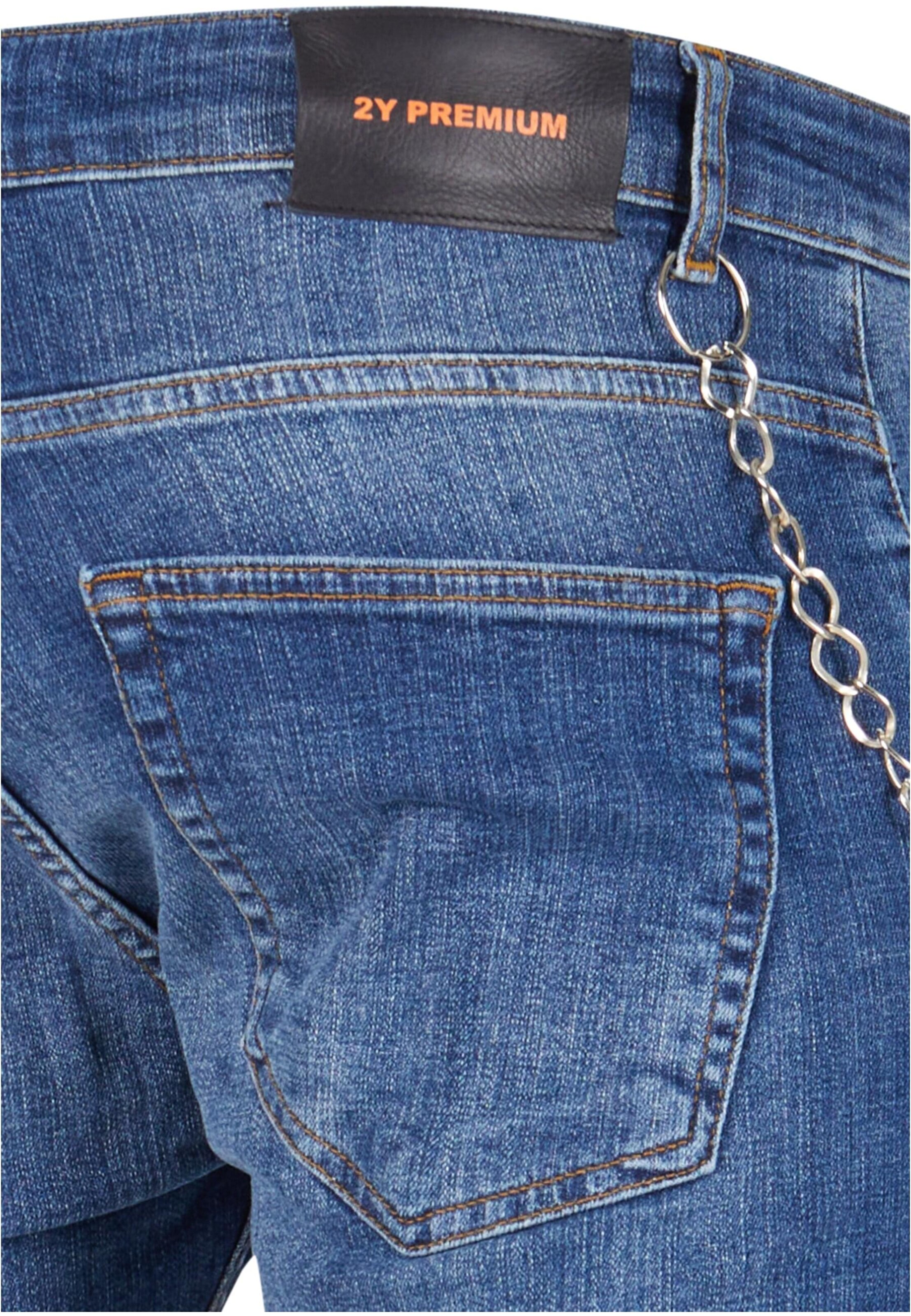2Y Premium Skinny Jeans in Blauw